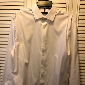 Tommy Hilfiger White Dress Shirt Large